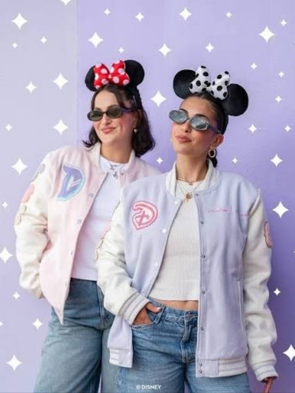 Disney x Stoney Clover Lane Lavender WDW Logo Varsity Jacket Size XL NWT